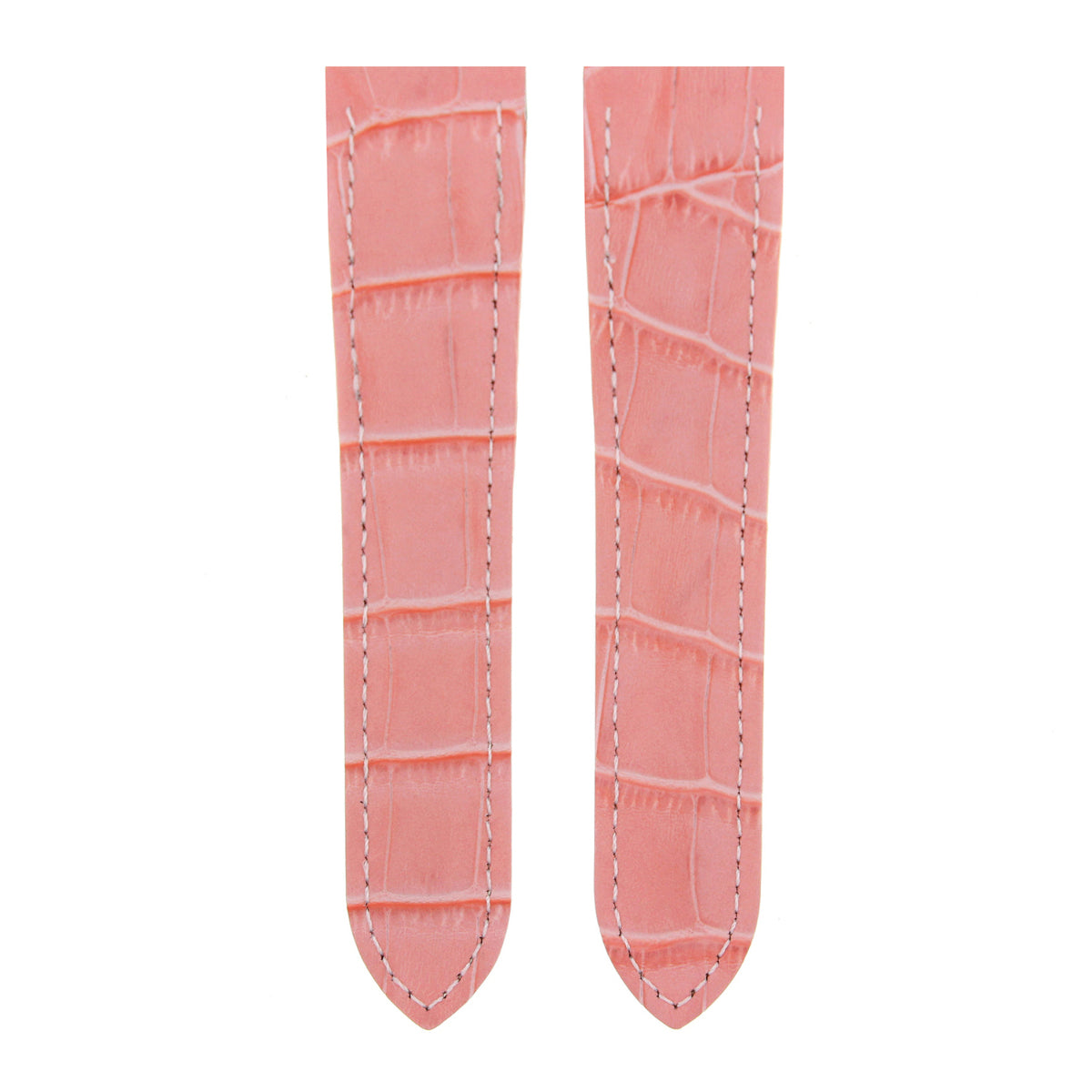 23MM LEATHER WATCH BAND STRAP FOR CARTIER SANTOS 100 XL FITS ONLY 2655 2656 PINK