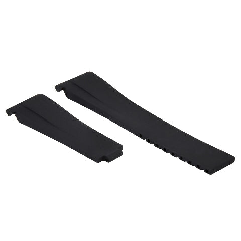 20MM RUBBER WATCH STRAP OYSTERFLEX FOR ROLEX DAYTONA, SUBMARINER, GMT CURVED END