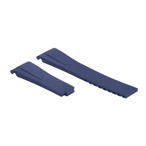 20MM RUBBER WATCH STRAP OYSTERFLEX FOR ROLEX DAYTONA, SUBMARINER, GMT CURVED END