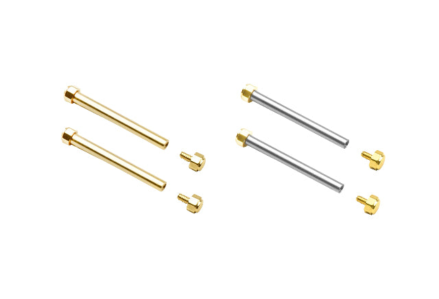 19MM GOLD STRAP SCREW & TUBE PINS FOR MICHAEL KORS MK5128 MK5896 MK5353 MK5354