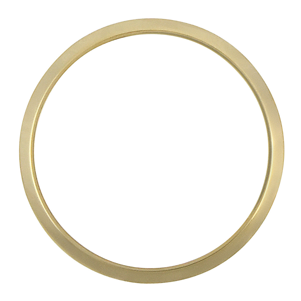 34mm Yellow Smooth Replacement Bezel No Step 29.20mm Opening For Rolex