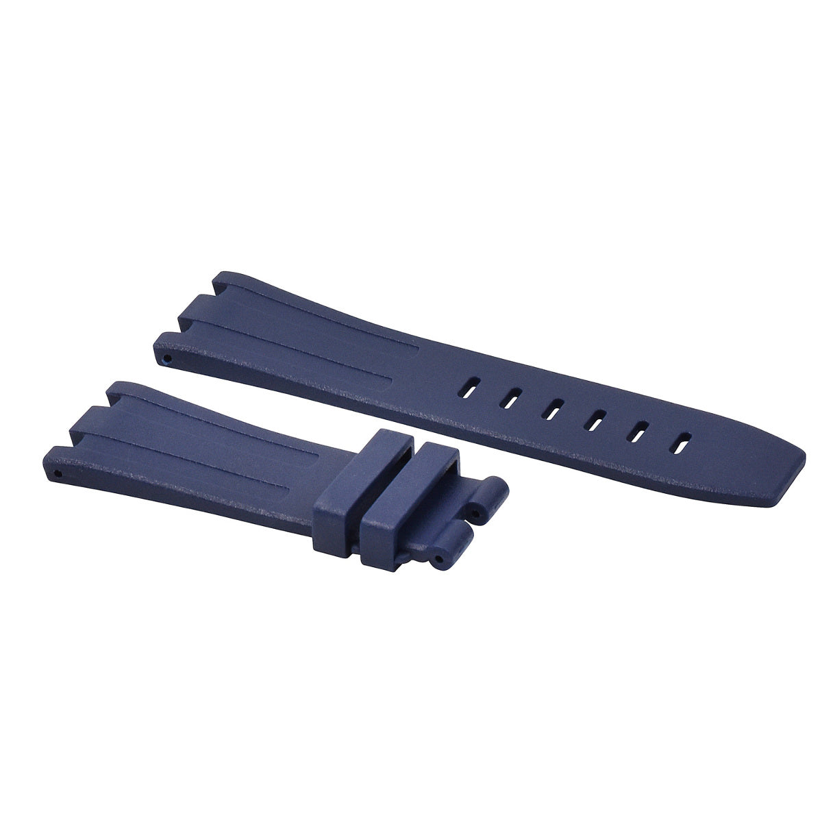 28MM RUBBER BAND STRAP FIT 42MM AUDEMARS PIGUET ROYAL OAK OFFSHORE WATCH BLUE