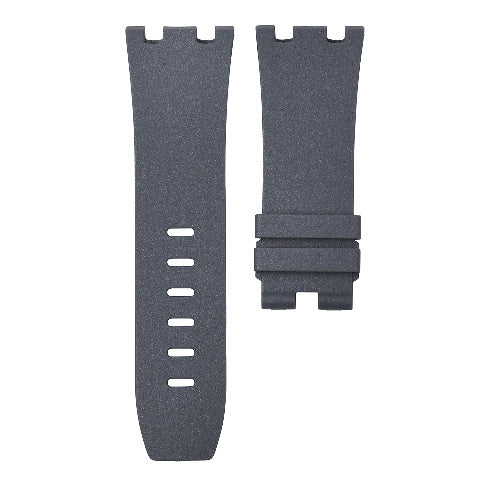 28MM RUBBER BAND STRAP FIT 42MM AUDEMARS PIGUET ROYAL OAK OFFSHORE WATCH GRAY