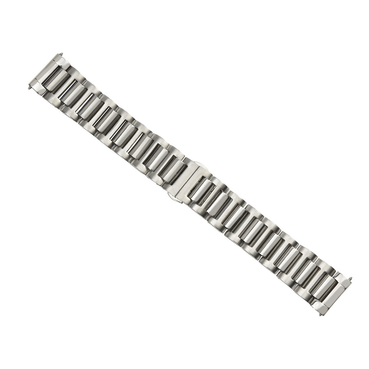 22MM SOLID WATCH BAND FOR SEIKO 5 PROSPEX SHINY CENTER STAINLESS STEEL