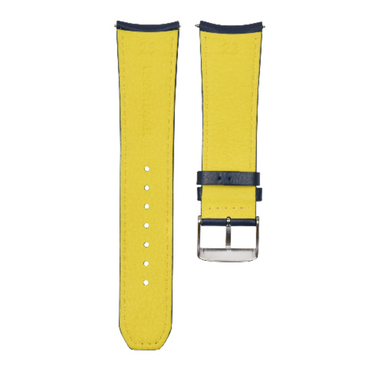 23MM LEATHER STRAP FOR CITIZEN WATCH BAND AT8020-03L H800-S081165 BLUE ANGEL RED