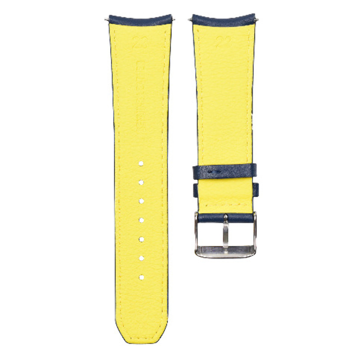 23MM LEATHER STRAP FOR CITIZEN WATCH AT8020-03L H800-S081165 BLUE ANGELS ORANGE