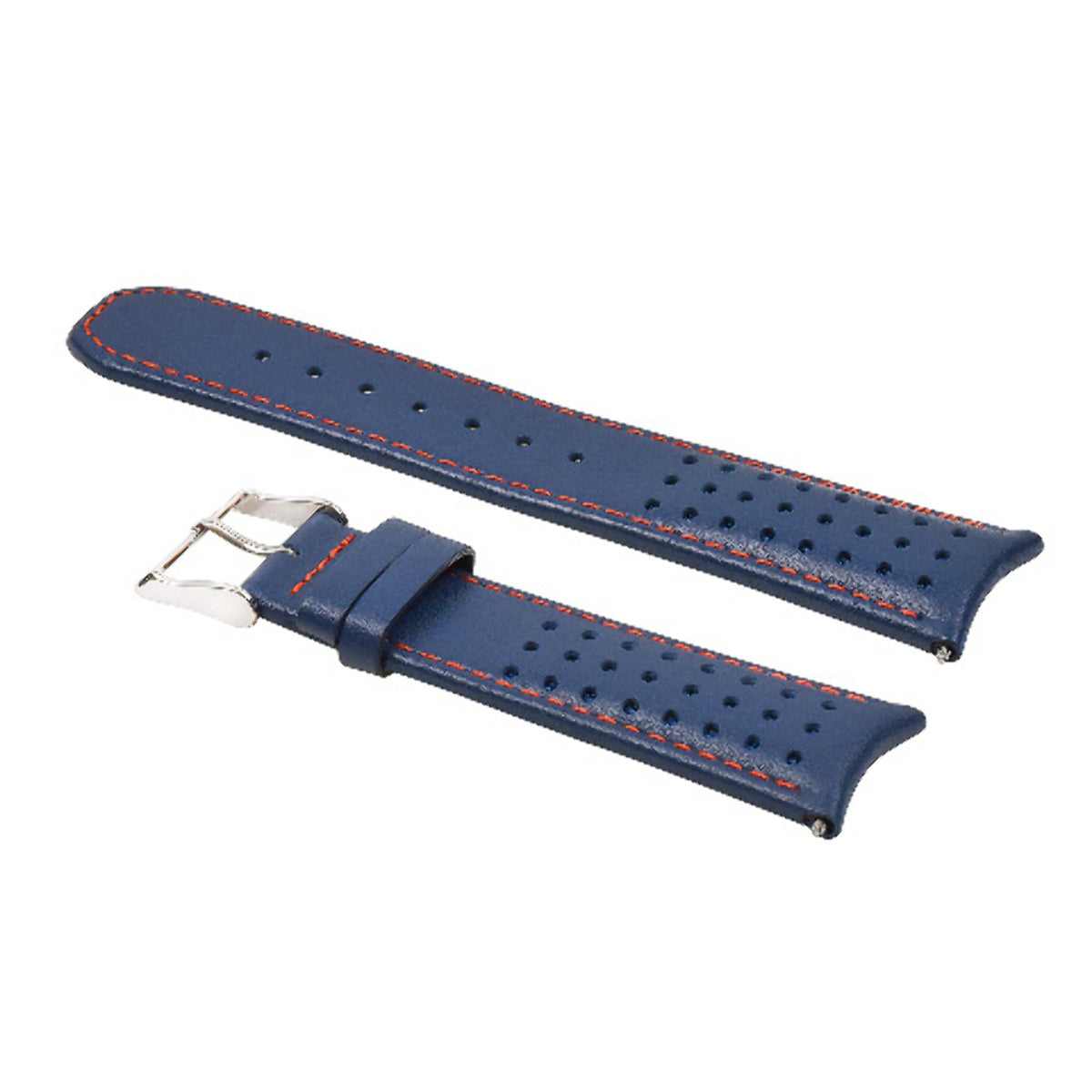 23MM LEATHER STRAP FOR CITIZEN WATCH AT8020-03L H800-S081165 BLUE ANGELS ORANGE