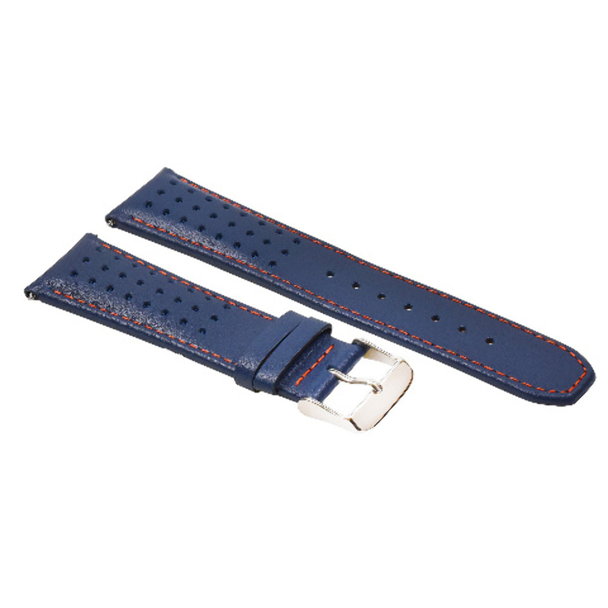 23MM LEATHER STRAP FOR CITIZEN WATCH AT8020-03L H800-S081165 BLUE ANGELS ORANGE