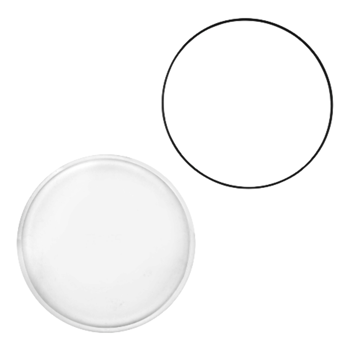 REPLACEMENT 25.40MM SAPPHIRE WATCH CRYSTAL COMPATIBLE WITH ANY WATCH BRAND