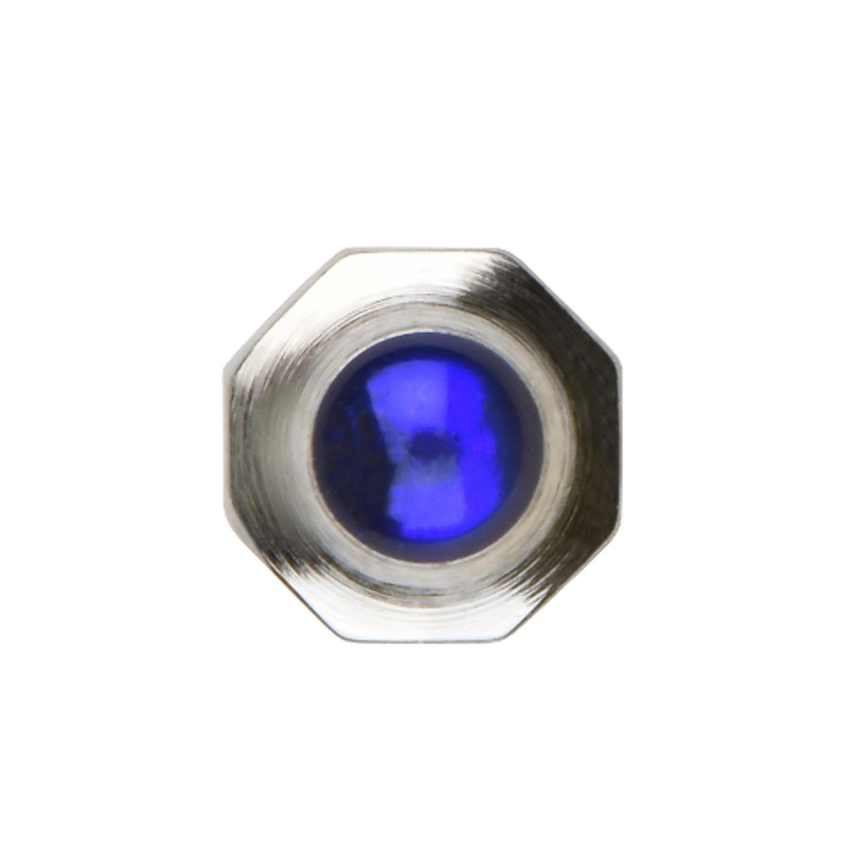 1 WATCH CROWN FOR CALIBRE DE CARTIER TANK SOLO WATCH 4.5MM SAPPHIRE STEEL BLUE