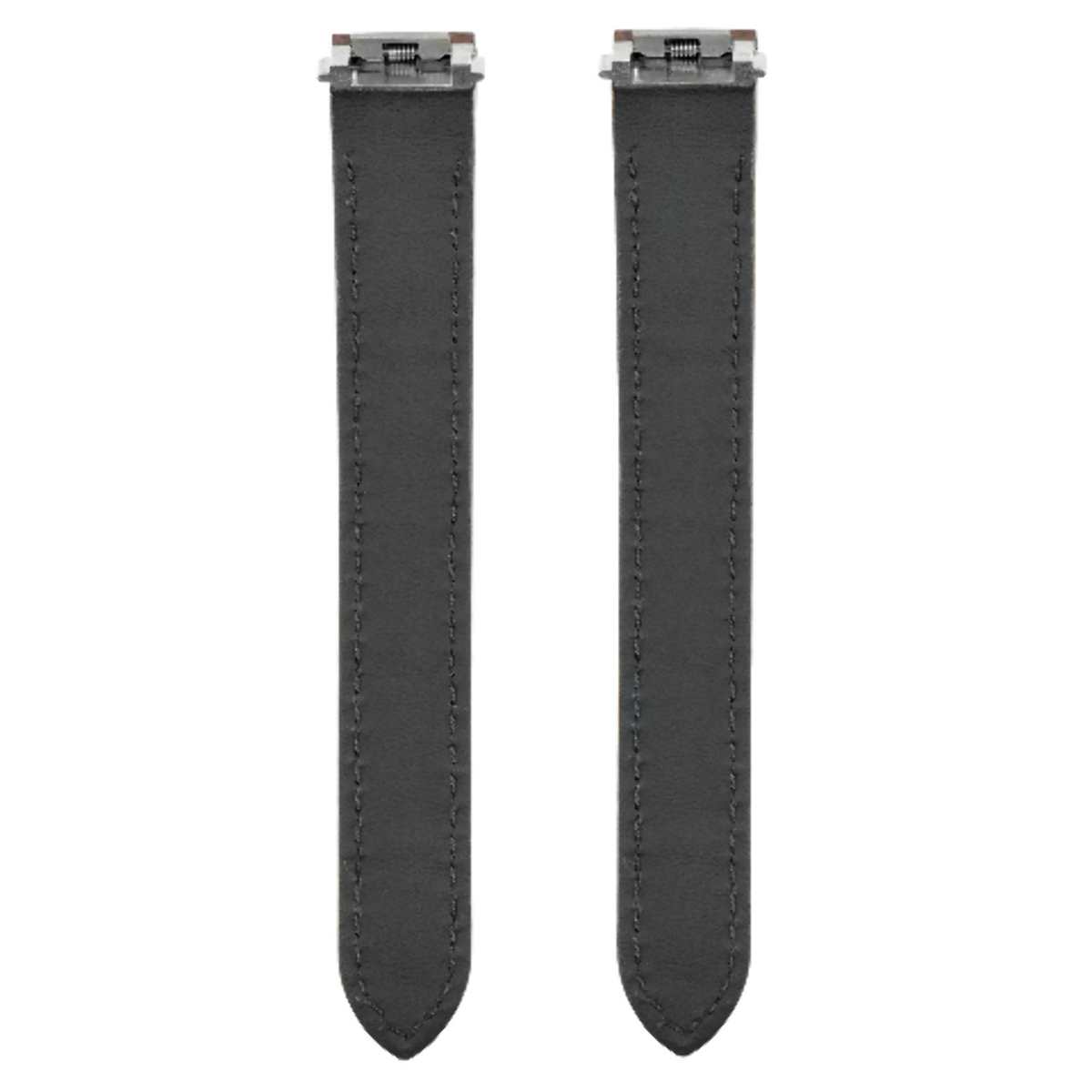 15MM LEATHER WATCHBAND STRAP FOR LADY CARTIER ROADSTER 2675 2723 QUICK REL BLACK