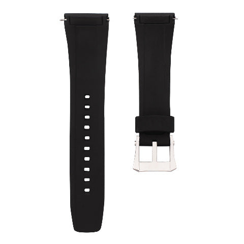 26MM RUBBER WATCH BAND STRAP FOR SEIKO VELATURA SRH006/SPC007 SPRING BAR REMOVER