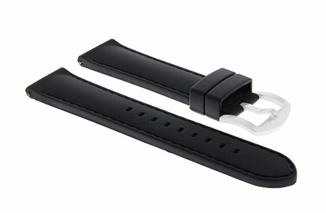 20MM RUBBER BAND STRAP FOR 43MM TISSOT T0394171605702 V 8 SPRING BAR REMOVER BLA