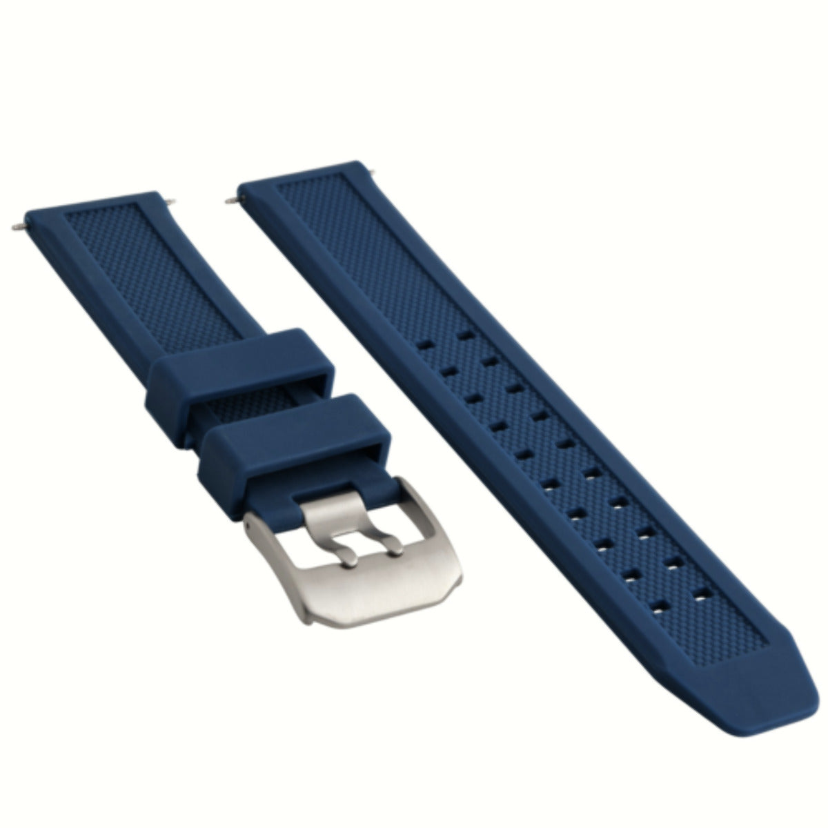 23MM RUBBER WATCH BAND STRAP FOR CITIZEN NAVIHAWK DRIVE SPRING BAR REMOVER BLUE