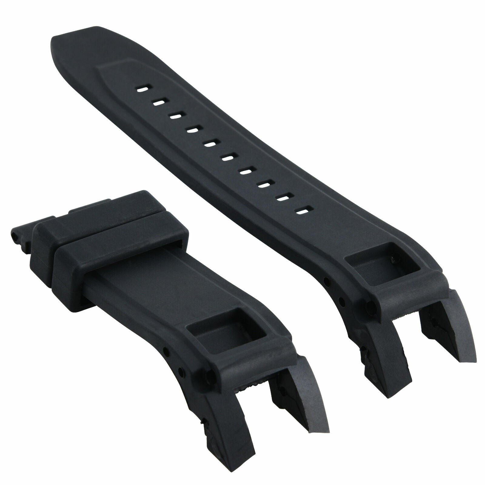 24MM RUBBER STRAP BAND FOR INVICTA 0893-0894-0895-0896 SPRING BAR REMOVER BLACK