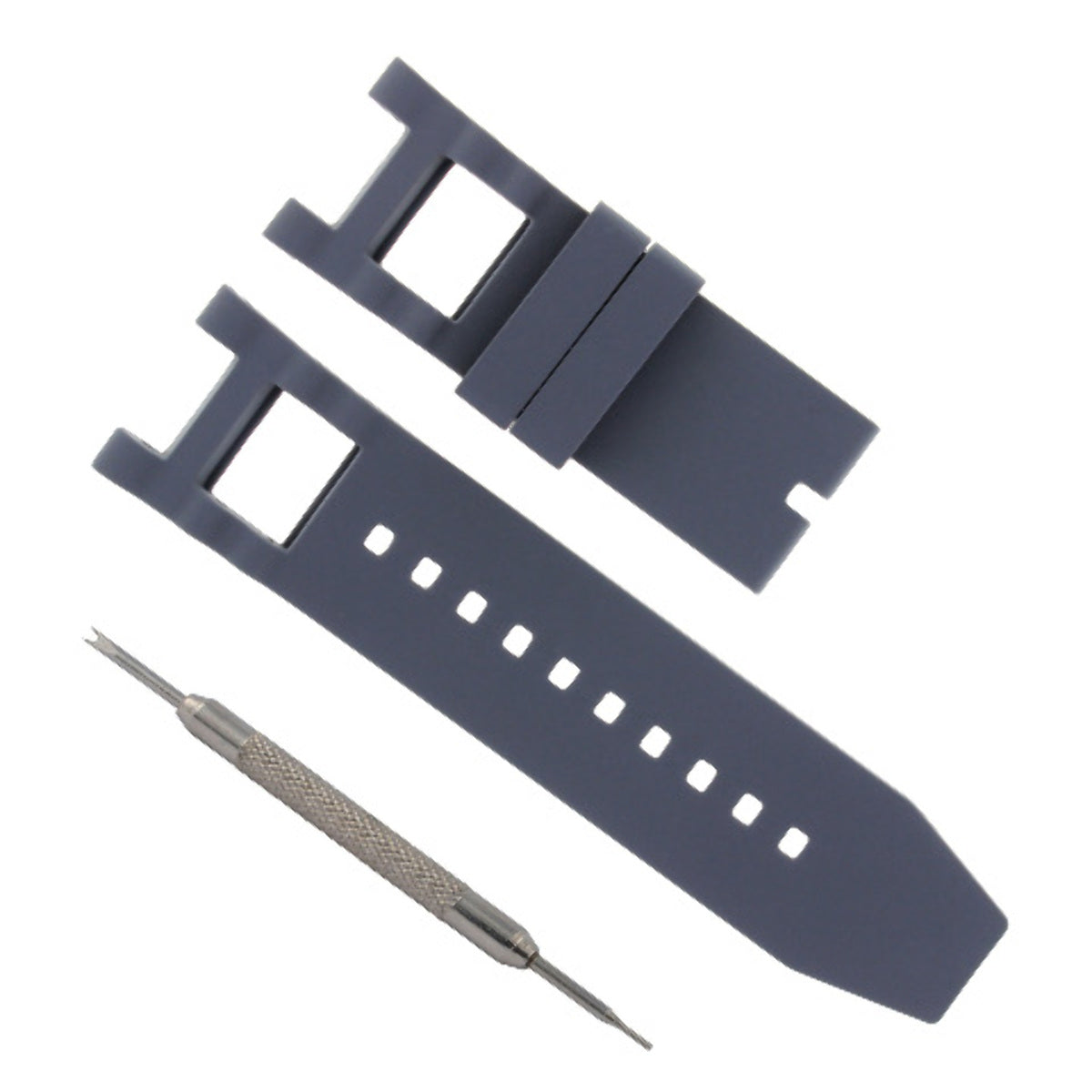 RUBBER WATCH BAND STRAP FOR INVICTA SUBAQUA NOMA III 6043 SPRING BAR REMOVER GRE