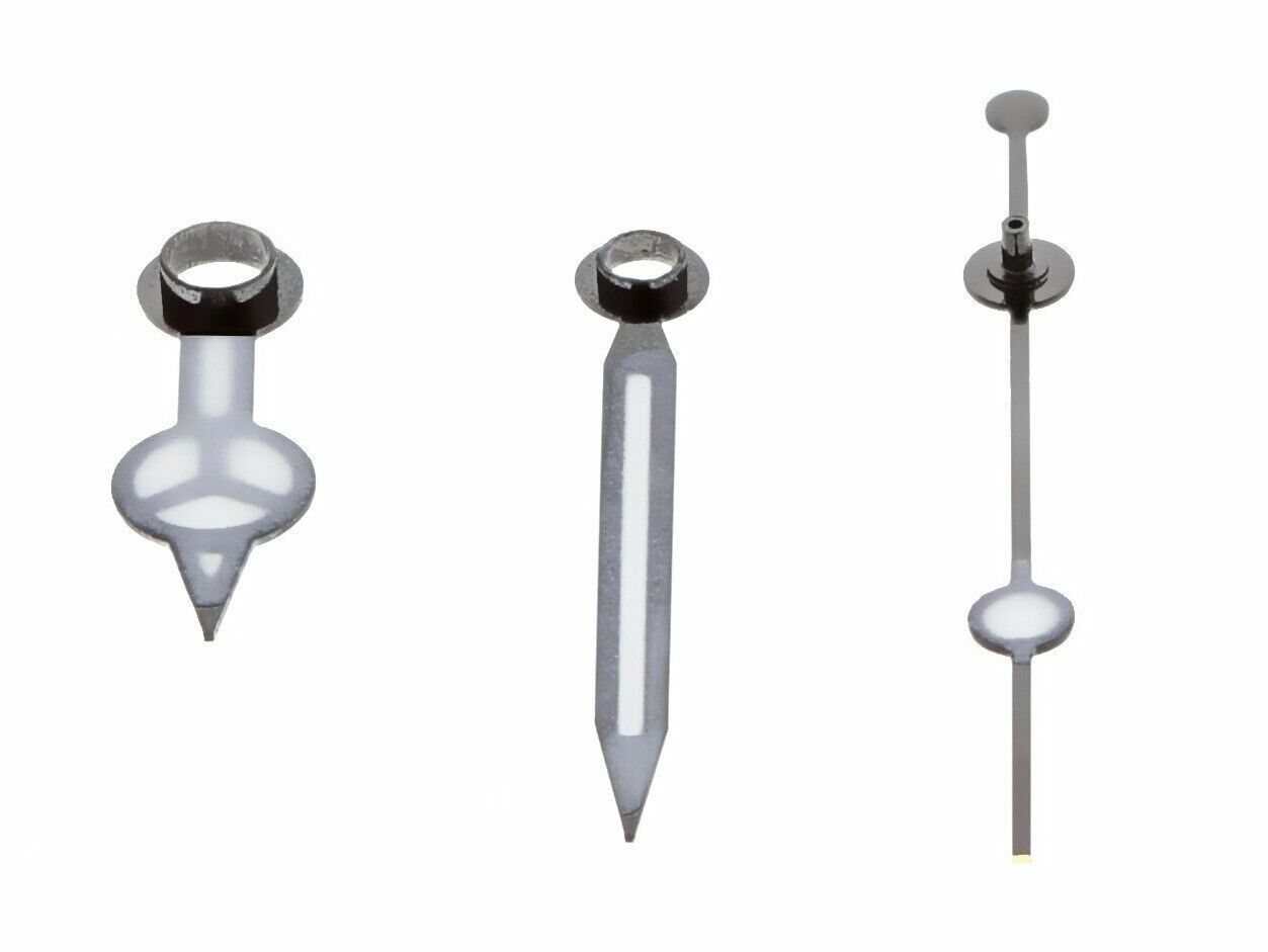 BLACK WATCH HAND FOR TAG HEUER 536.121 QUARTZ MOVEMENT WATCH BLACK