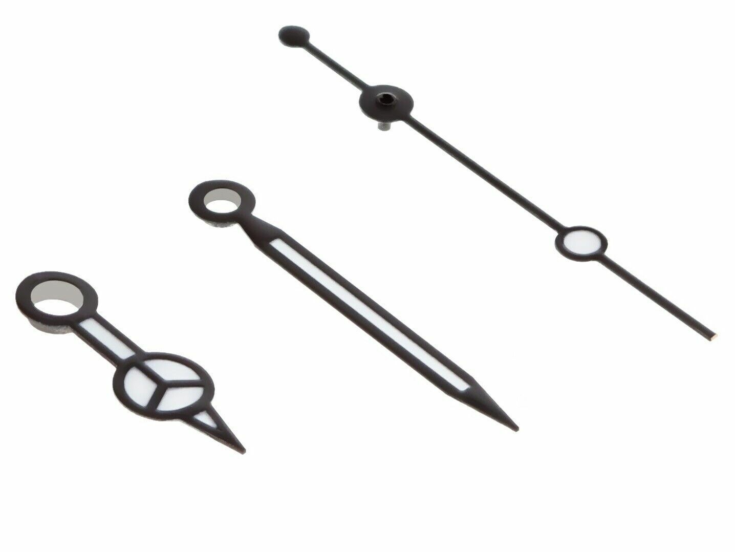 BLACK WATCH HAND FOR TAG HEUER 536.121 QUARTZ MOVEMENT WATCH BLACK