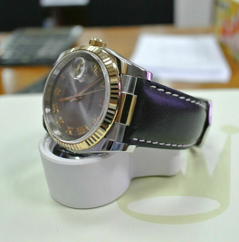 19MM CUSTOM STRAP END LINK PIECE FOR 36MM ROLEX EXPLORER I 124270 MATTE FINISH