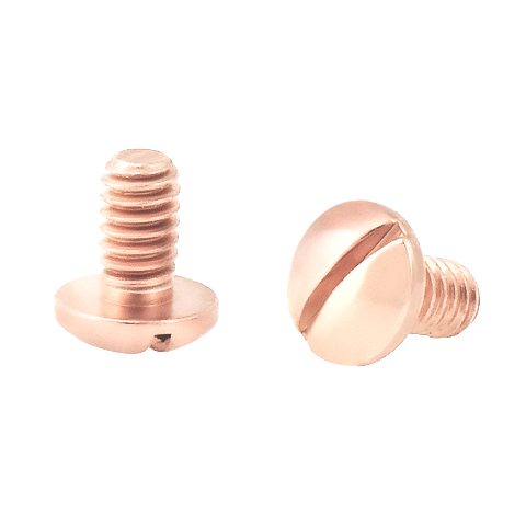 2 PCS SCREWS REPLACEMENT FOR CARTIER LOVE BRACELET SIZE 16-19 ROSE GOLD TOP QLY
