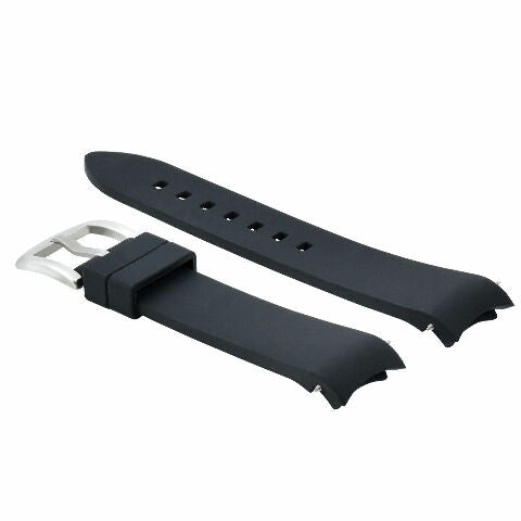 18MM 19MM 20MM 21MM 22MM 24MM WATCH CURVED END SILICONE RUBBER BAND STRAP