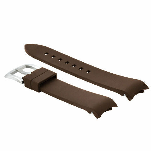 18MM 19MM 20MM 21MM 22MM 24MM WATCH CURVED END SILICONE RUBBER BAND STRAP