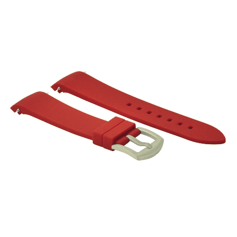 18MM 19MM 20MM 21MM 22MM 24MM WATCH CURVED END SILICONE RUBBER BAND STRAP
