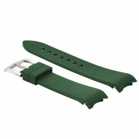 18MM 19MM 20MM 21MM 22MM 24MM WATCH CURVED END SILICONE RUBBER BAND STRAP