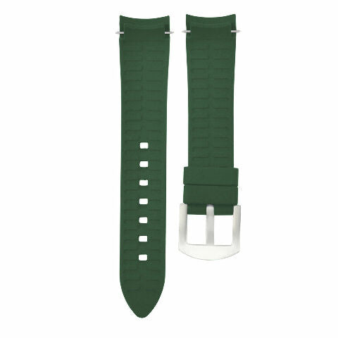 18MM 19MM 20MM 21MM 22MM 24MM WATCH CURVED END SILICONE RUBBER BAND STRAP