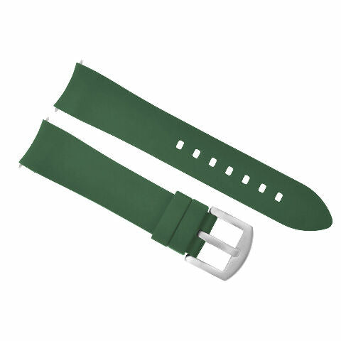 18MM 19MM 20MM 21MM 22MM 24MM WATCH CURVED END SILICONE RUBBER BAND STRAP