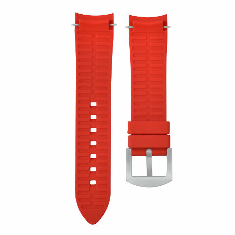 18MM 19MM 20MM 21MM 22MM 24MM WATCH CURVED END SILICONE RUBBER BAND STRAP