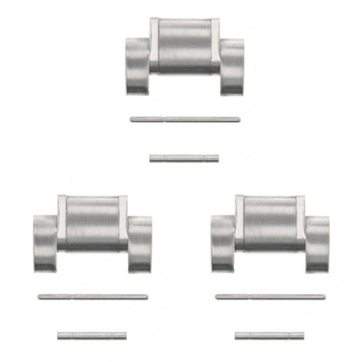 3 PCS 18MM LINK 1998/849 1998/840 FOR OMEGA SEAMASTER SPEEDMASTER 1612/932 1958