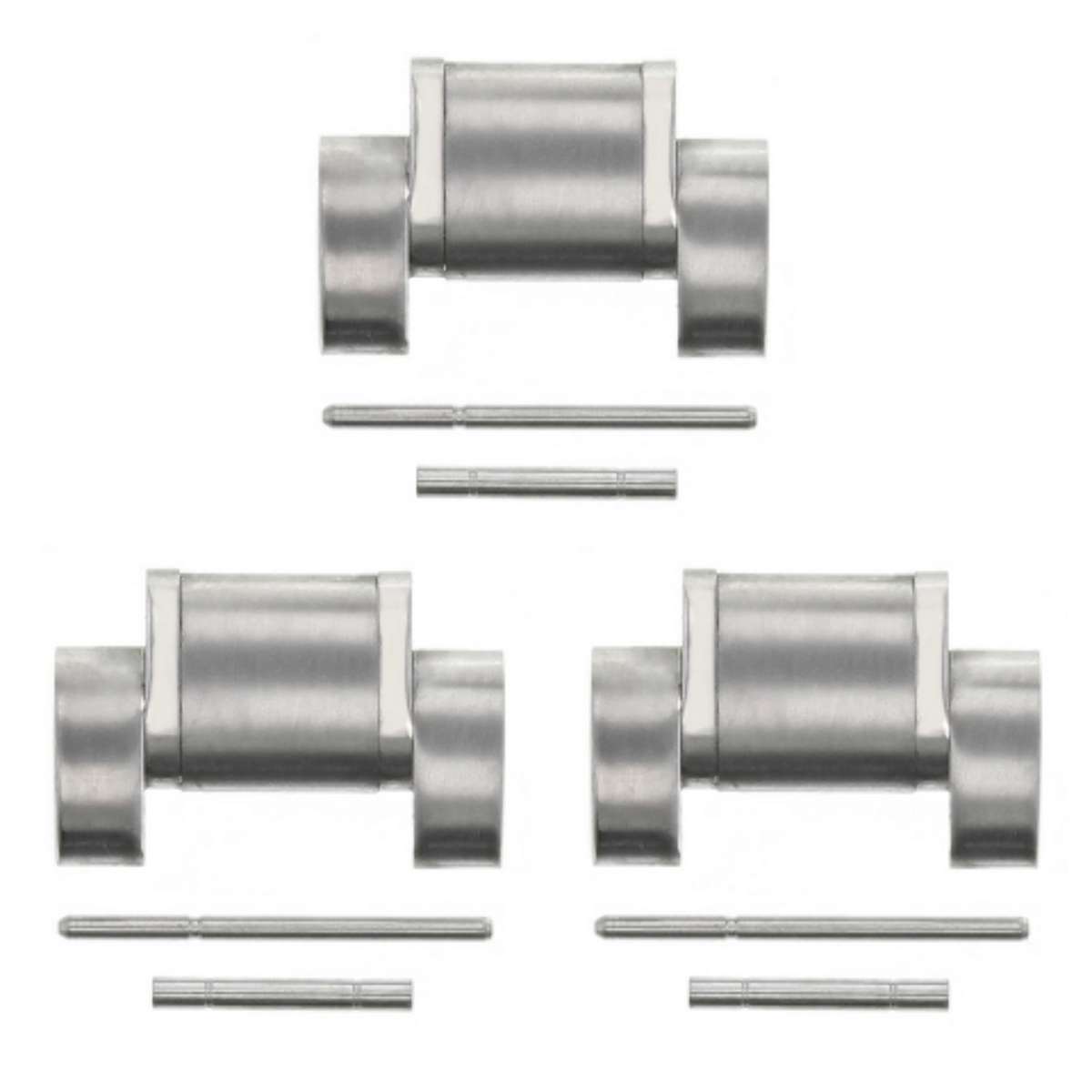 3 PCS 18MM LINK FOR OMEGA SEAMASTER 1998/849 1998/840 3570.50.00 3573.50.00 3576