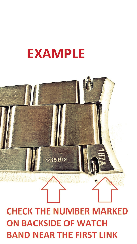 18MM LINK FOR BREITLING WATCHBAND CHRONOMAT 303A,350A,351A,356A,358A 361A, 409A