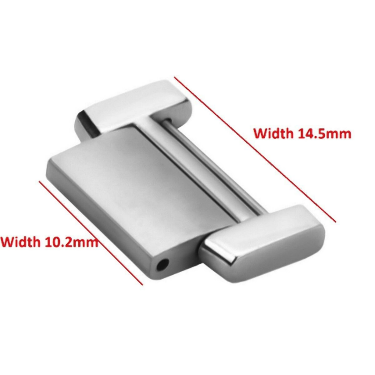 14.5MM LINK FOR WATCH BAND CARTIER TANK FRANCAISE LADIES 2384 2895 STAINLESS ST