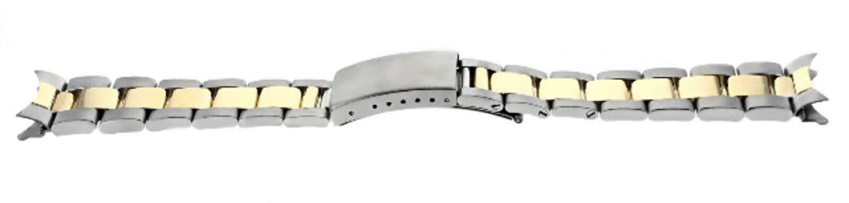 OYSTER WATCHBAND FOR ROLEX GMT 16700,16710, 16713,16718 REAL GOLD 14K/S 20MM