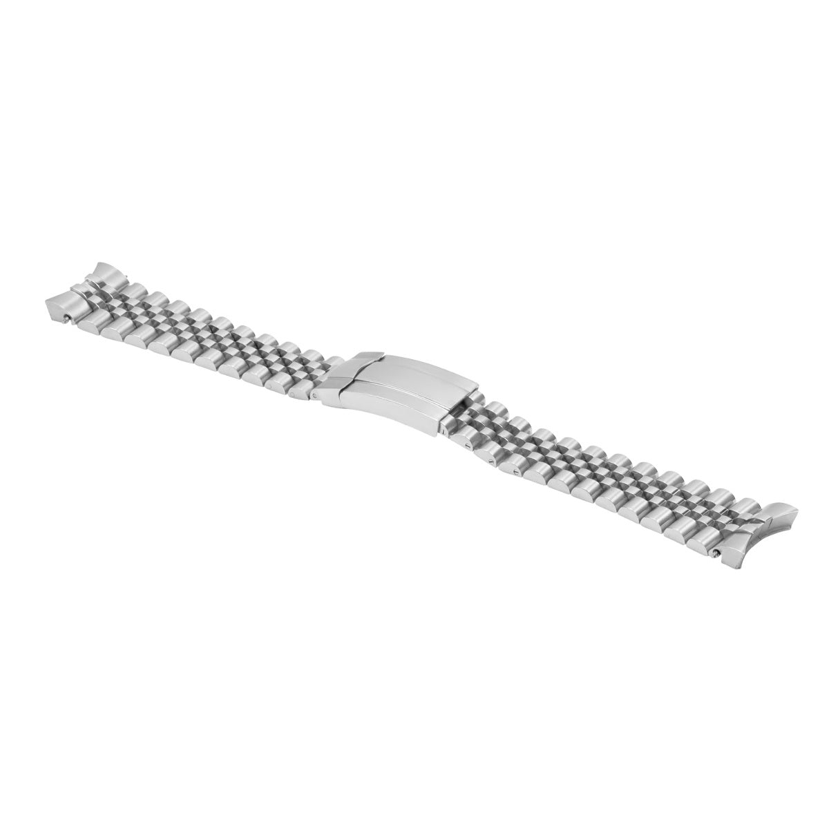 JUBILEE WATCH BAND SOLID LINK FOR ROLEX DATEJUST GLIDE LOCK CLASP 20MM HEAVY S/S