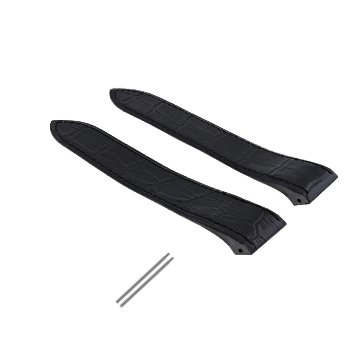 SCREW + 23MM LEATHER WATCH STRAP BAND FOR CARTIER SANTOS 100 XL 2655 2656 ,2740