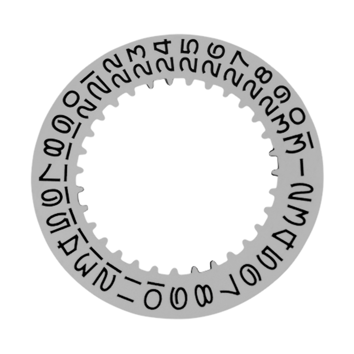 WATCH DATE DISC CALENDAR FOR ROLEX 1530-1570 5508 5513 1675 1680 SILVER TOP QLY