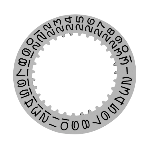 WATCH DATE DISC CALENDAR FOR ROLEX 1530-1570 5508 5513 1675 1680 SILVER TOP QLY