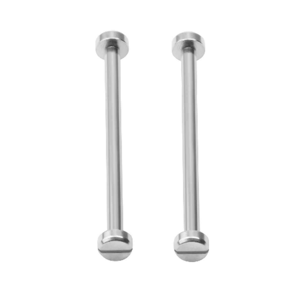 SCREW PIN BAR ROD TUBE FOR NIXON 51-30 WATCH LUG STRAP BAND KIT S/STEEL SILVER