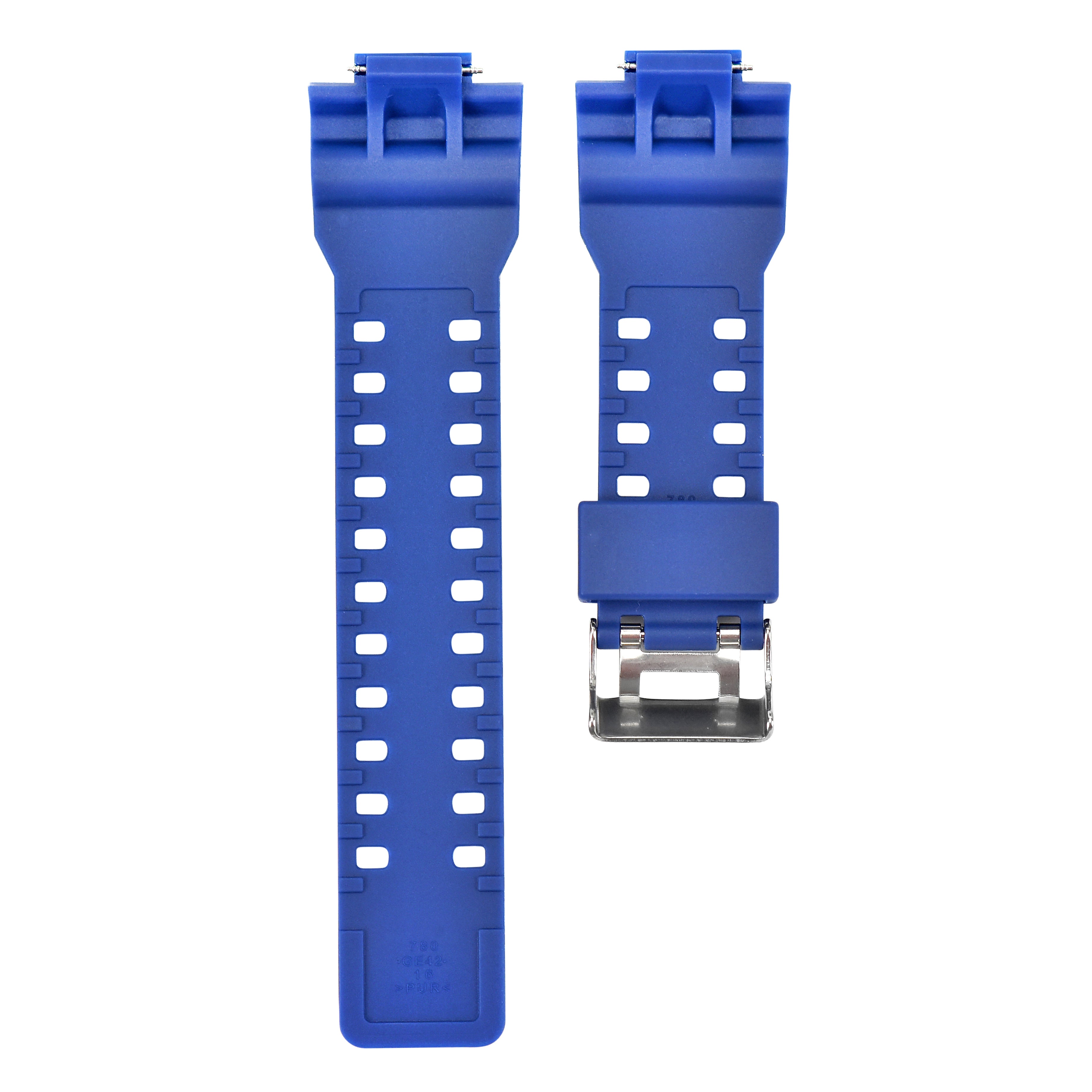RUBBER WATCH BAND STRAP FOR CASIO G SHOCK GA-110 GA-120 GA-200 WATCH DARK BLUE