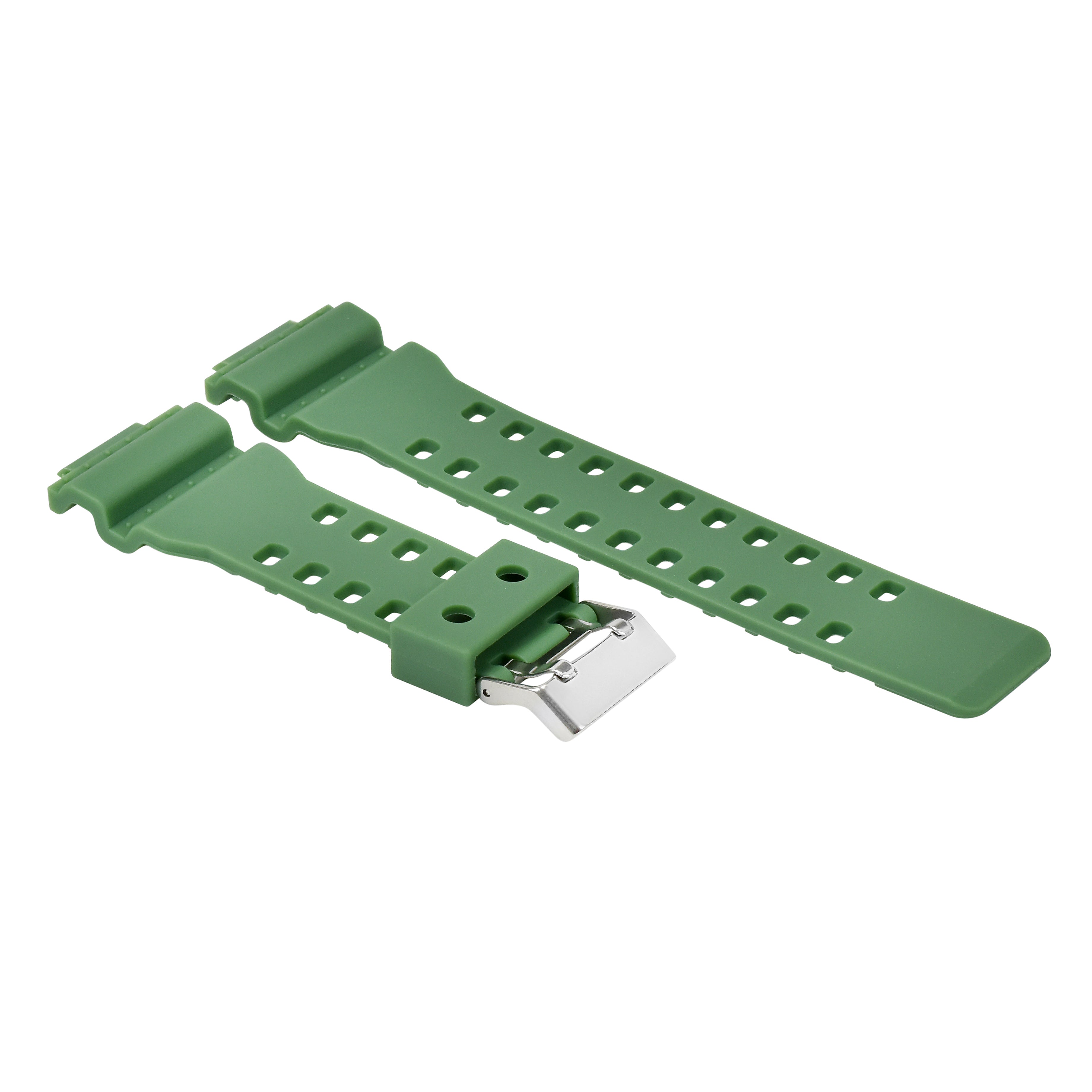 RUBBER WATCH BAND STRAP FOR CASIO G SHOCK GA-110 GA-120 GA-200 WATCH GREEN