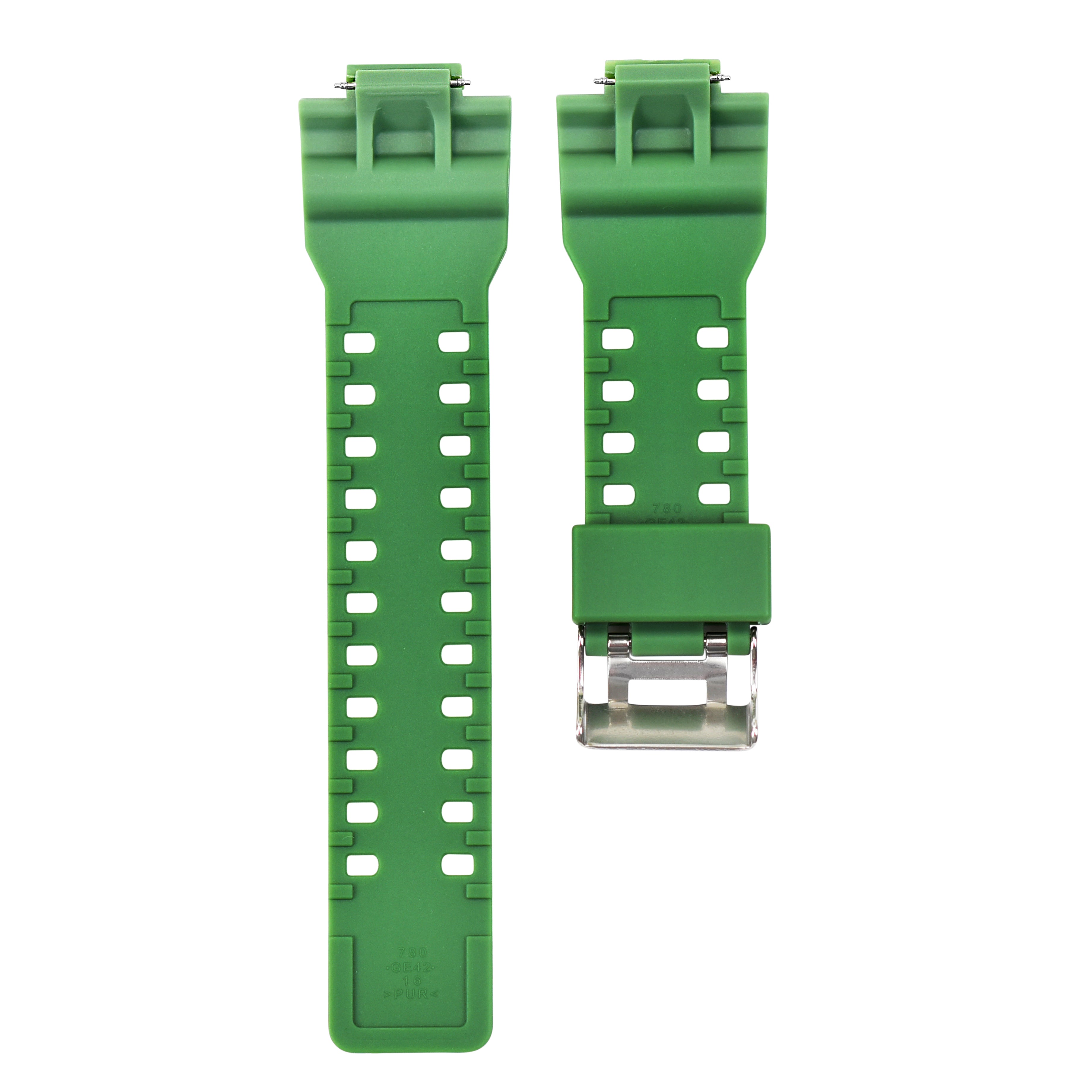 RUBBER WATCH BAND STRAP FOR CASIO G SHOCK GA-110 GA-120 GA-200 WATCH GREEN