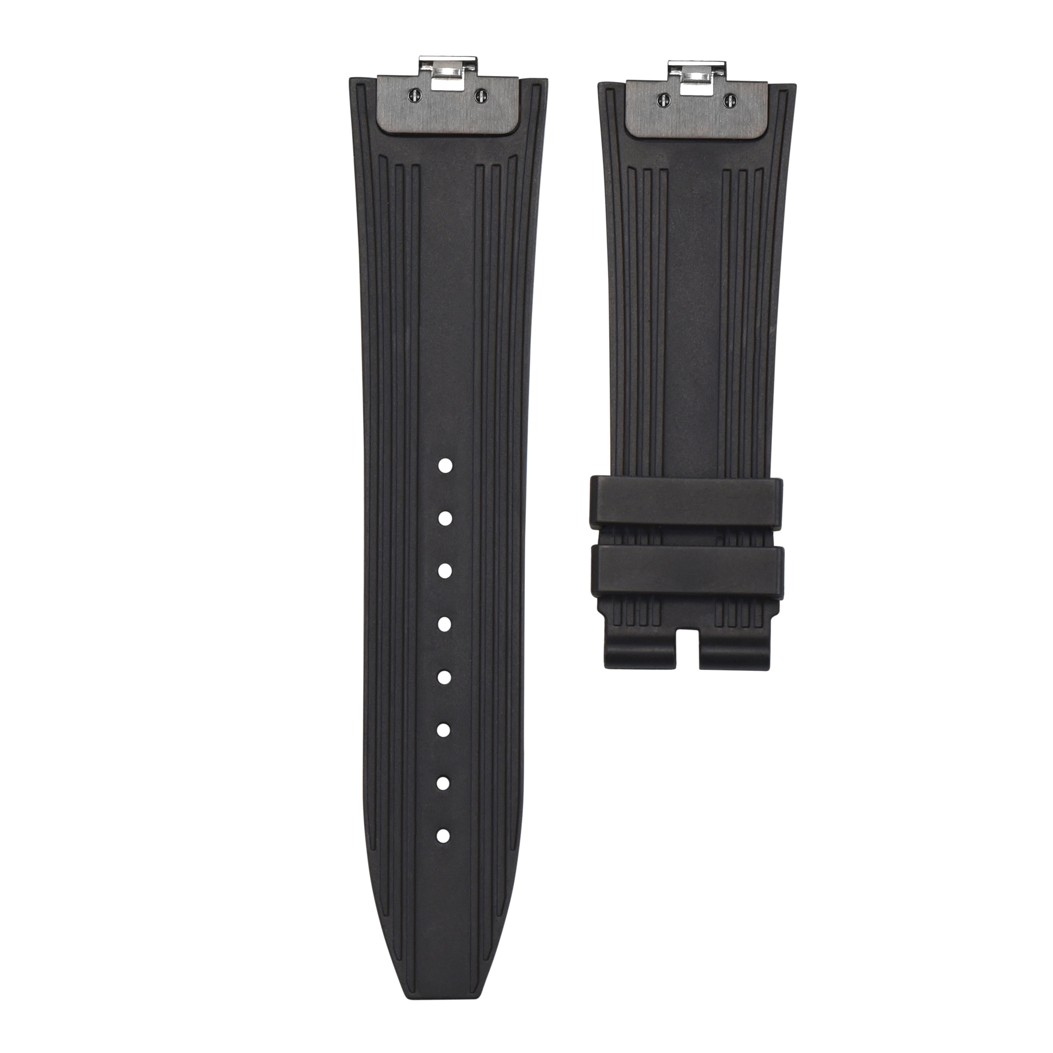 RUBBER WATCH BAND STRAP FOR VACHERON CONSTANTIN 4500V 5500V 7900V QUICK RELEASE