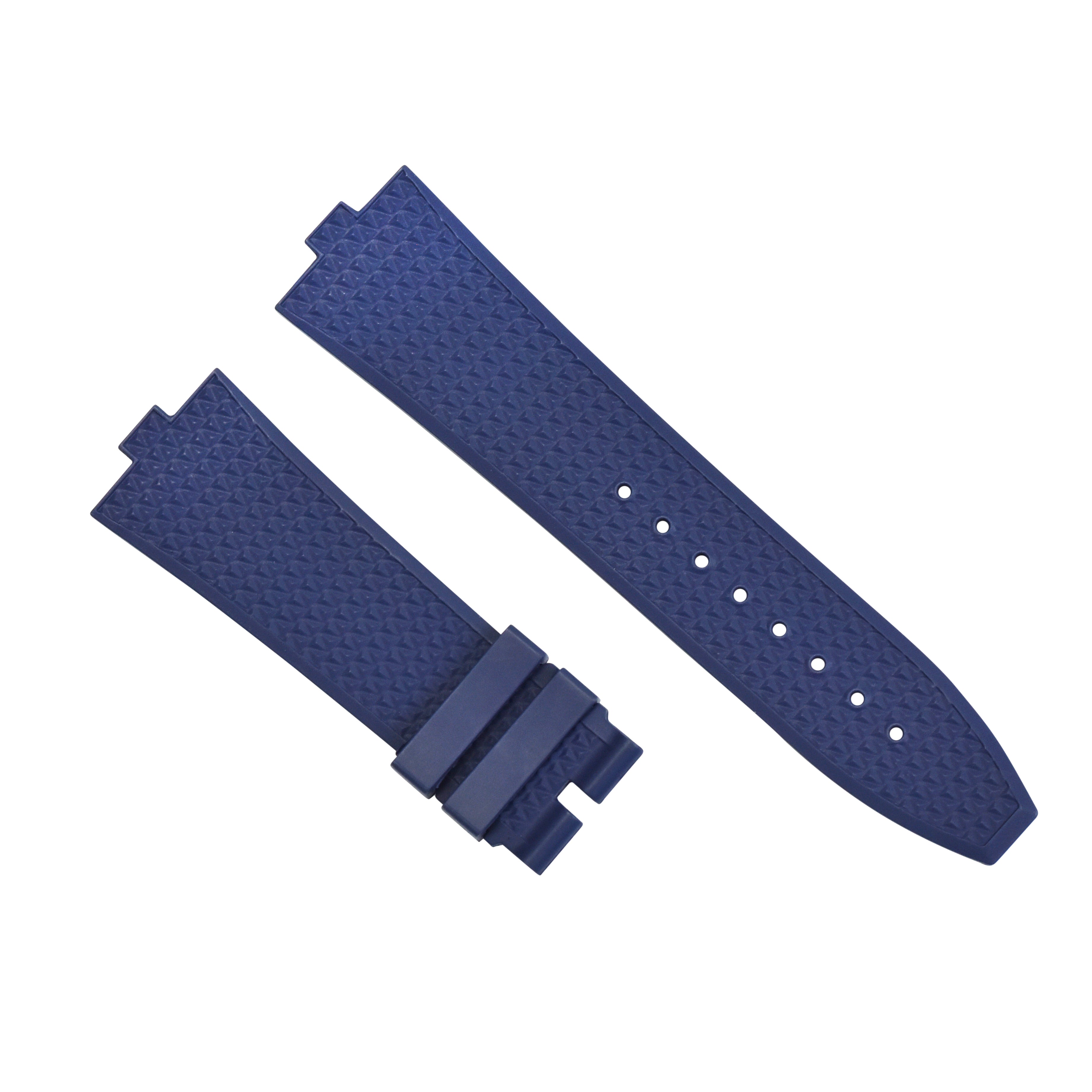RUBBER WATCH BAND STRAP FOR VACHERON CONSTANTIN 4500 5500 7900 QUICK CHANGE BLUE
