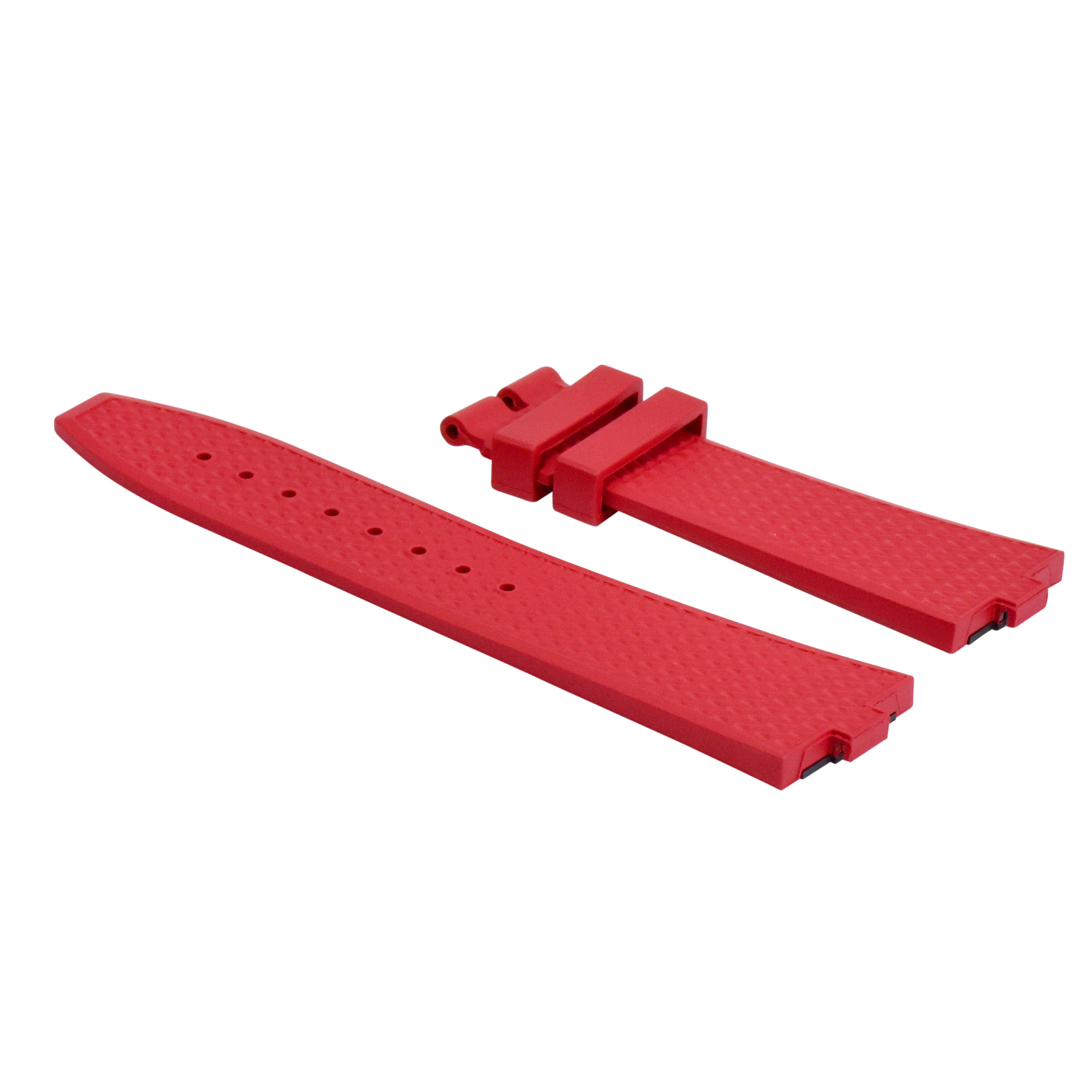 RUBBER WATCH BAND STRAP FOR VACHERON CONSTANTIN 4500 5500 7900 QUICK RELEASE RED