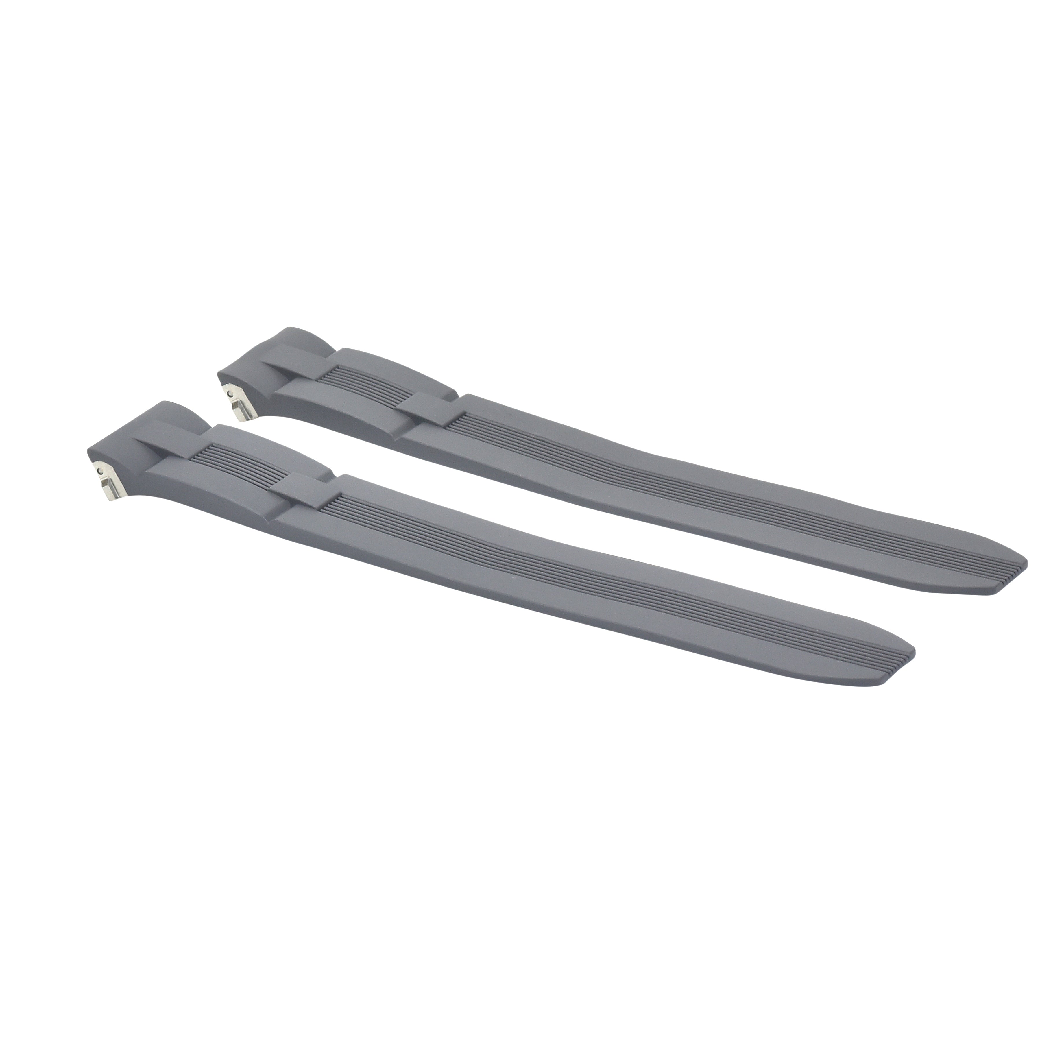 19MM GREY RUBBER WATCH BAND STRAP FOR CARTIER ROADSTER EASY QUICK RELEASE