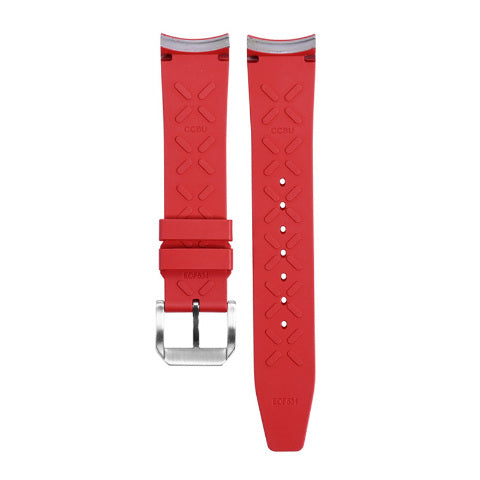 20MM FKM RUBBER WATCH BAND STRAP FOR IWC PORTUGUESE MODEL WATCHES QUICK RELEASE