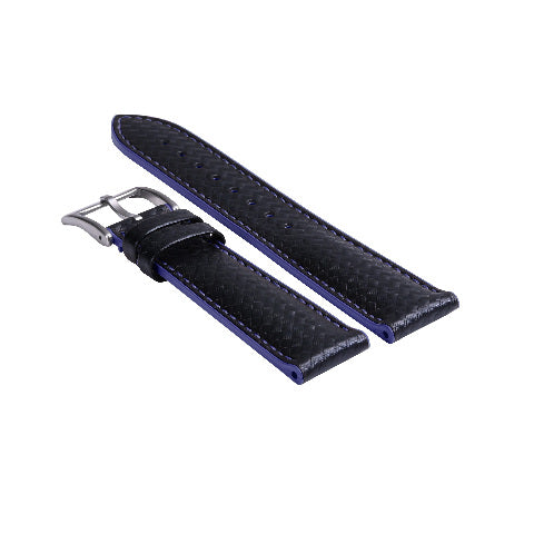 19-20-21-22-23-24MM CARBON FIBER LEATHER FKM RUBBER WATCH BAND STRAP FOR OMEGA